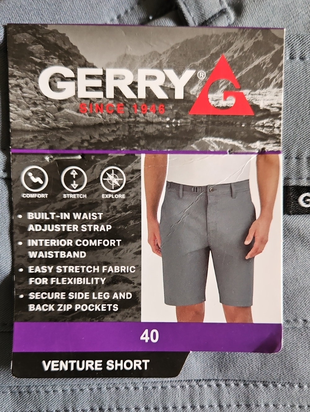 Gerry Men's Venture Shorts NWT Size 40